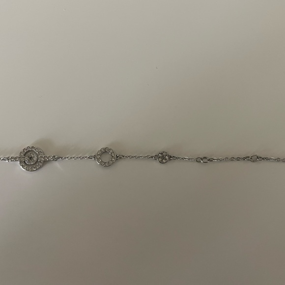 Genuine Swarovski silver plated clear crystal bracelet - Picture 5 of 8